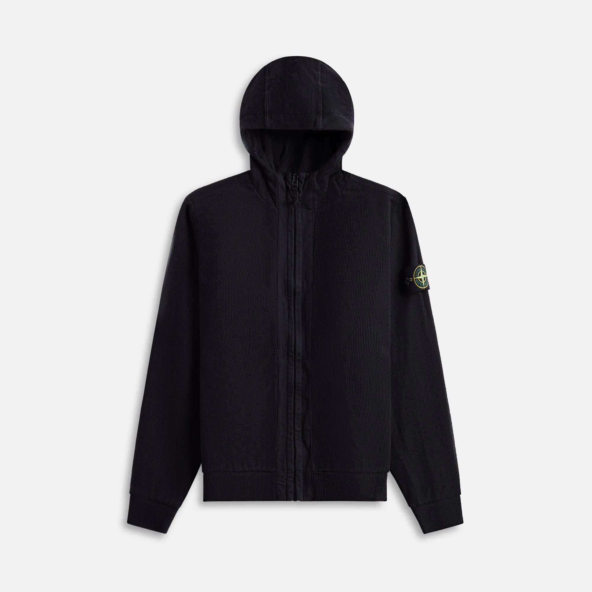 Stone Island Reversible Zip Hoodie - Black sold by Kith