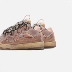 Lanvin Curb Sneakers - Distress Pink sold by Kith