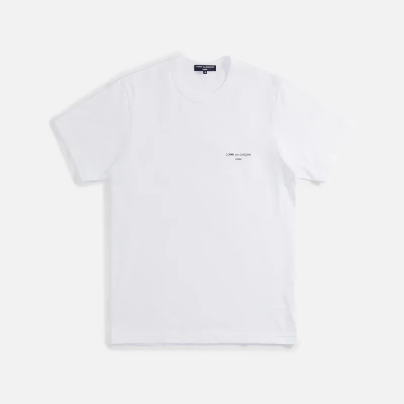 CDG Homme Garment Print - White sold by Kith