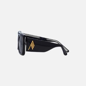 The Attico Marfa Frames - Black / Grey Lens sold by Kith