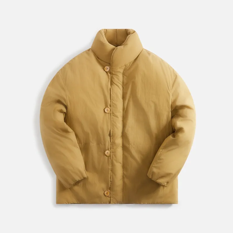Lemaire Puffer Blouson - Ochre Khaki sold by Kith