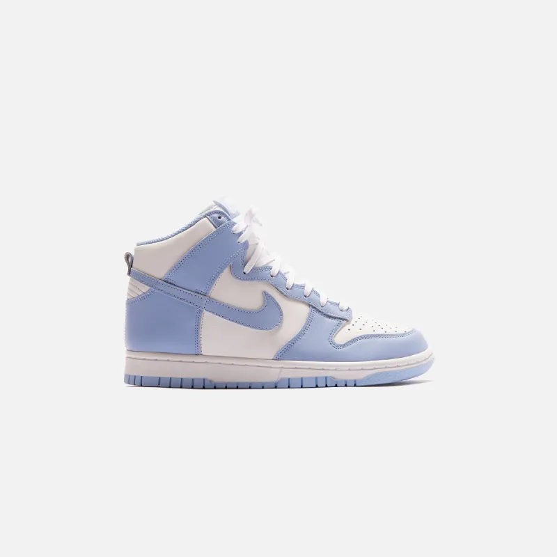 Nike WMNS Nike Dunk High - White / Aluminum sold by Kith