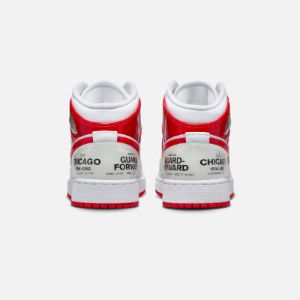 Nike Grade School Air Jordan 1 Mid SS - White / University Red sold by Kith