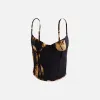 Miaou Kiko Corset - Treading Brown sold by Kith