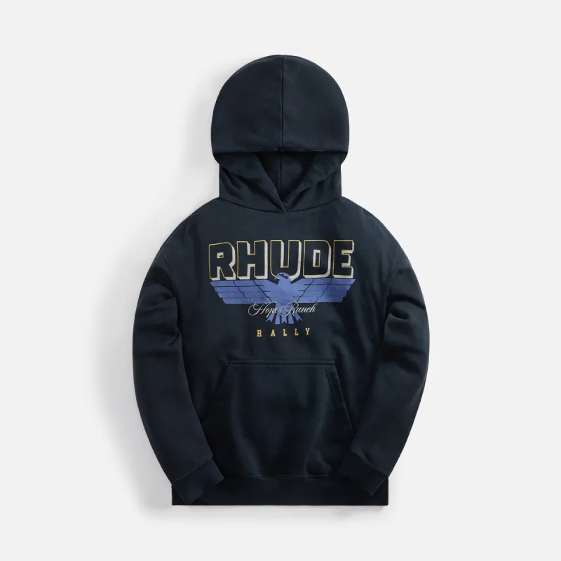Rhude Hope Ranch Hoodie - Vintage Black sold by Kith