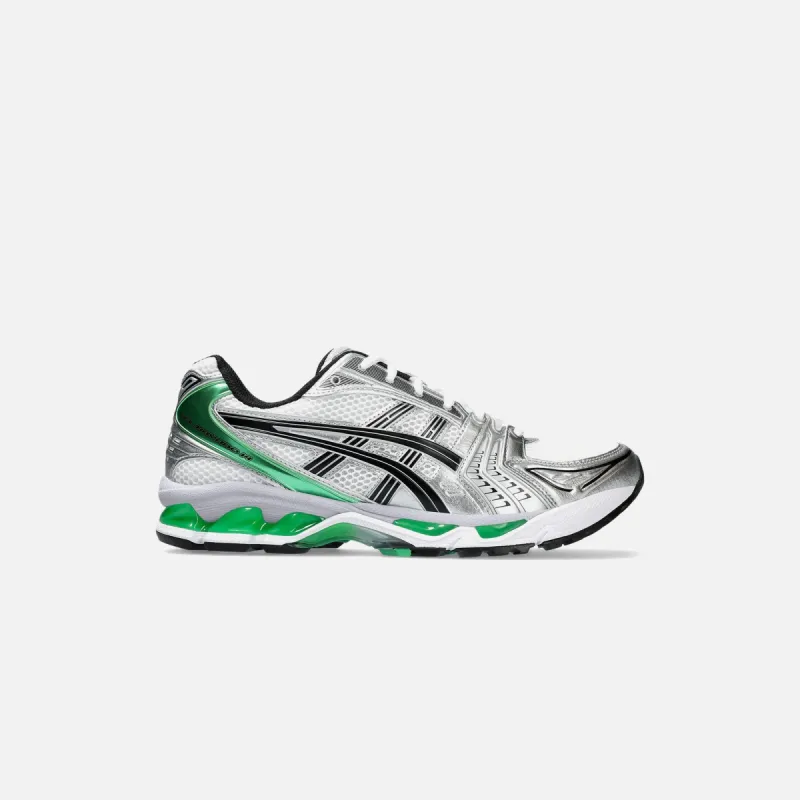 Asics Gel-Kayano 14 - White / Malachite Green sold by Kith