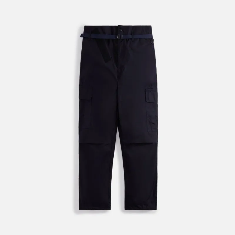 Comme Des Garçons Homme Gabardine Garment Dyed Pant - Navy sold by Kith