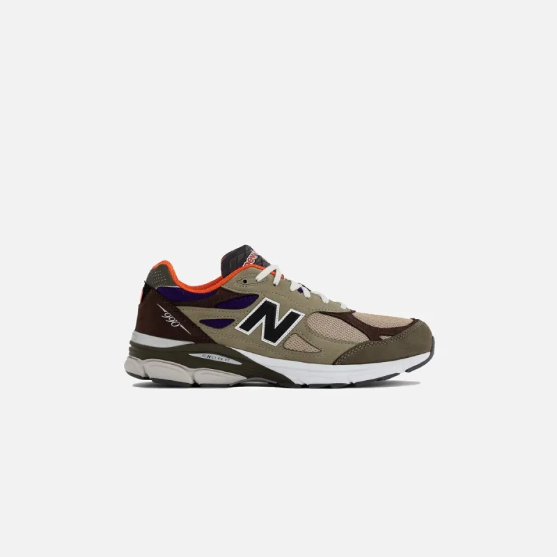 New Balance Made in US 990 V3 - Tan / Blue sold by Kith