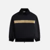 Fear of God Stripe Track Jacket - Black sold by Kith