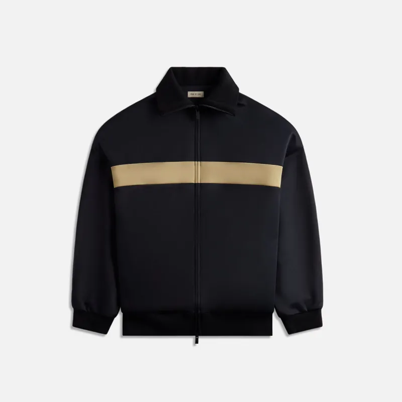 Fear of God Stripe Track Jacket - Black sold by Kith
