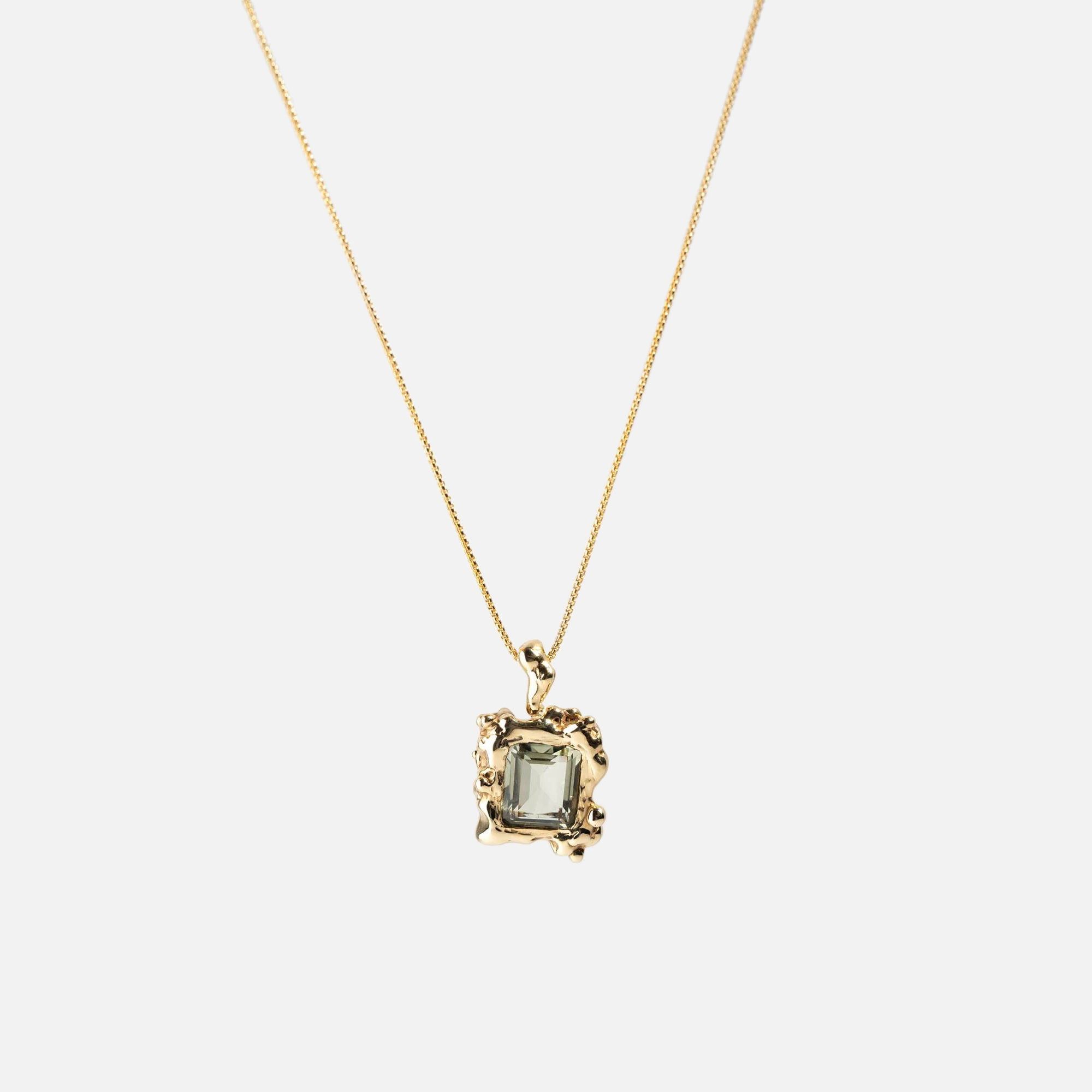 Faris Cornice Necklace - Green sold by Kith