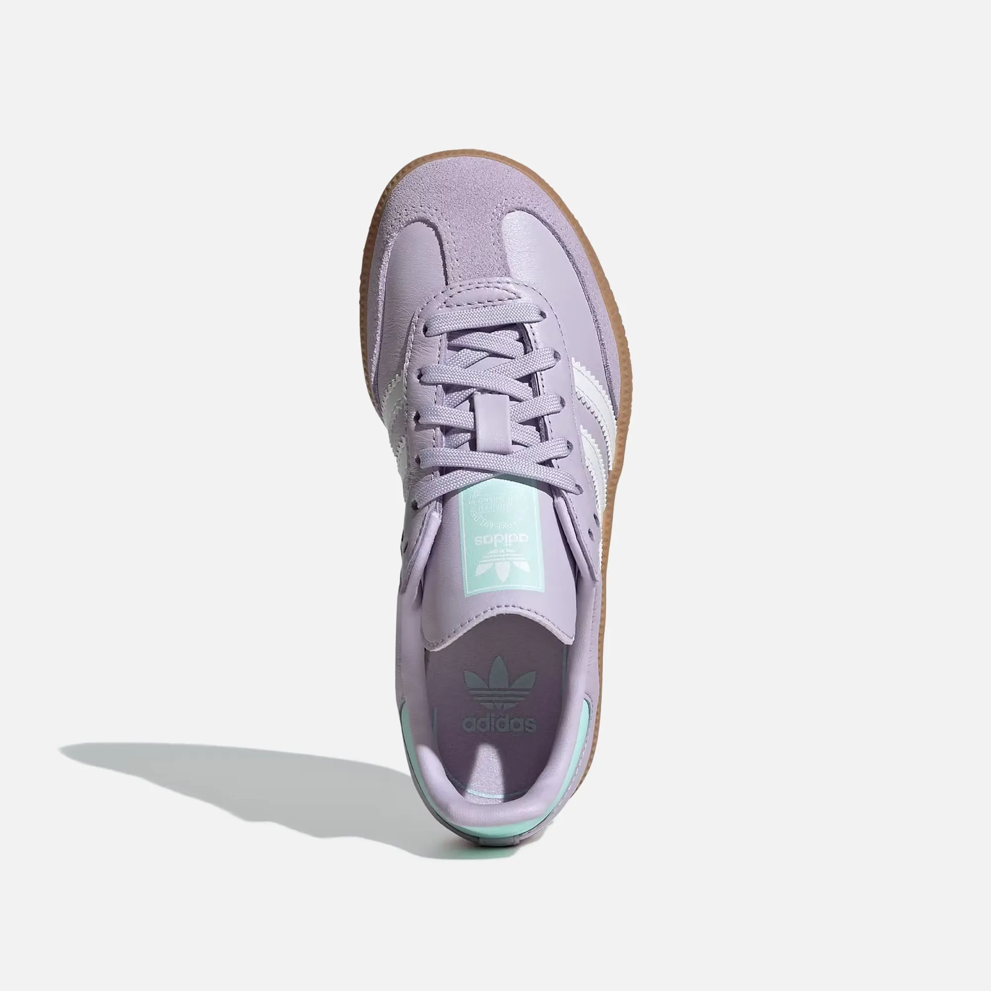 adidas PS Samba OG - Silver Dawn / Crystal White / Semi Flash Aqua sold by Kith product image thumbnail 4