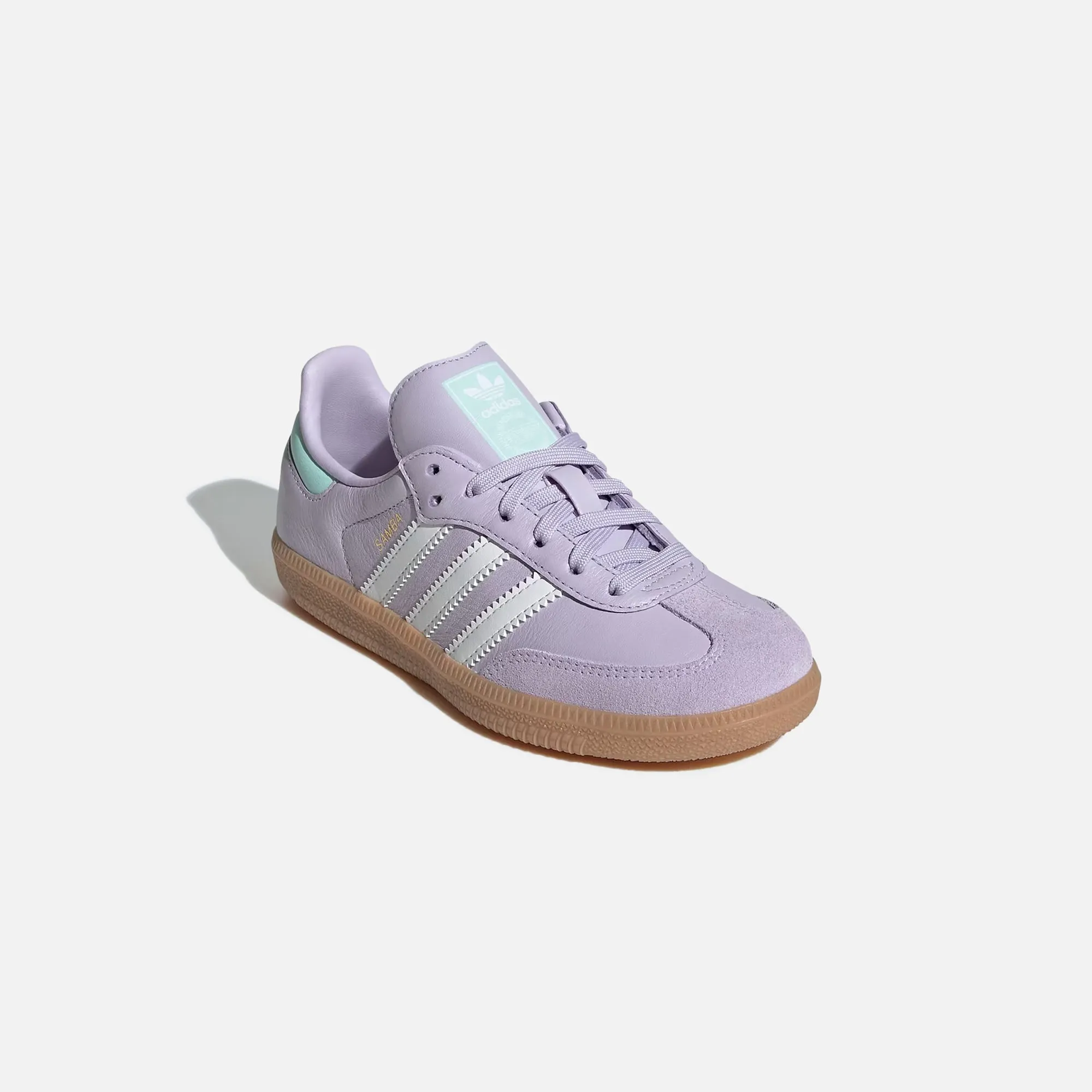 adidas PS Samba OG - Silver Dawn / Crystal White / Semi Flash Aqua sold by Kith product image thumbnail 2