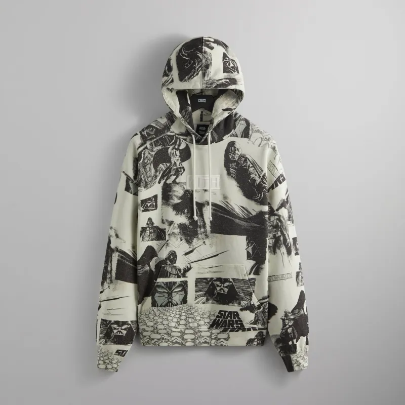 STAR WARS™ | Kith Darth Vader™ Illustration Hoodie - Waffle PH sold by Kith