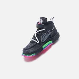 Nike x Off-White Air Force 1 Mid SP - Black / Clear sold by Kith