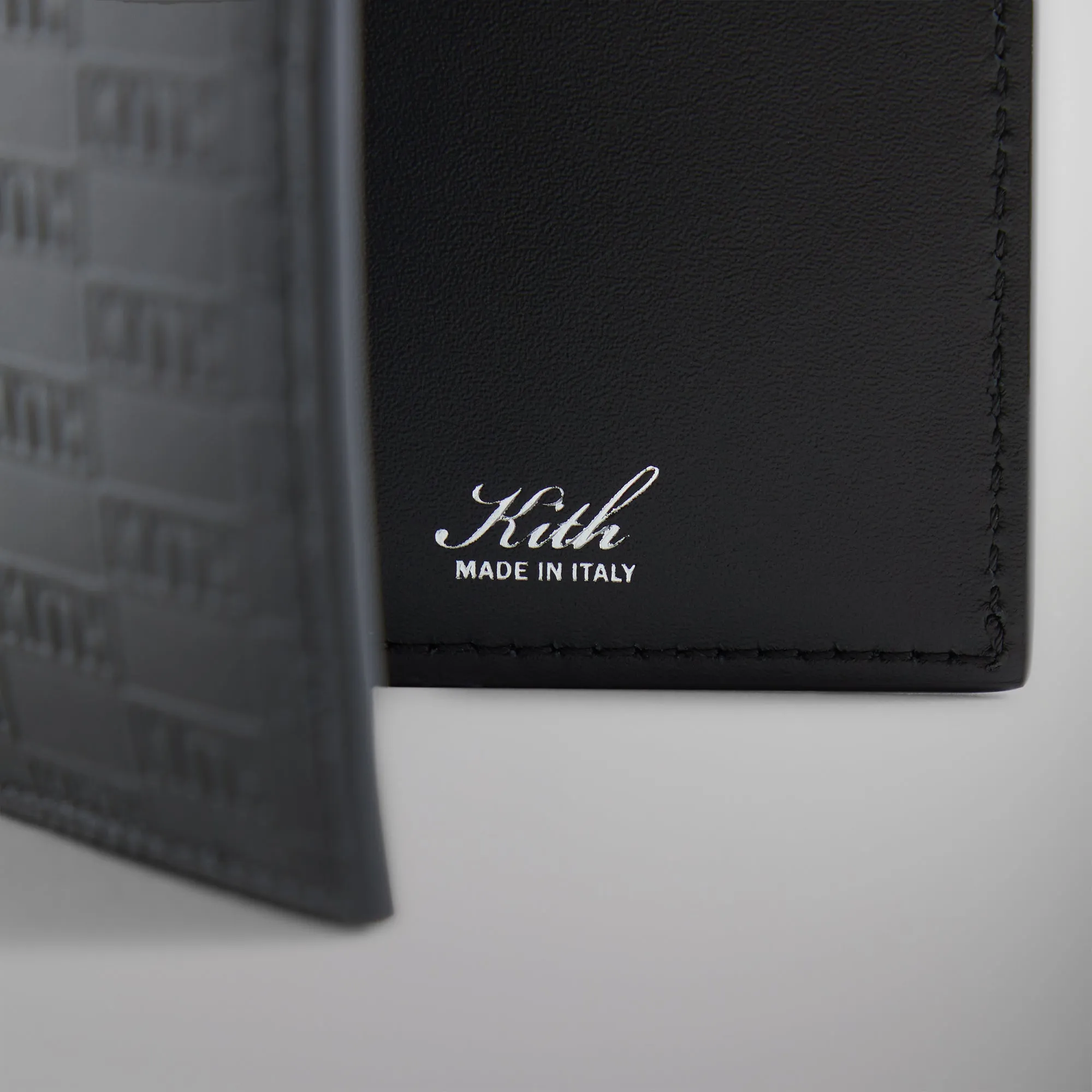 ★24AW★Kith Women Monogram Patent Leather Flap Wallet ☆24AW☆Kith Women Monogram Patent Leather Flap Wallet