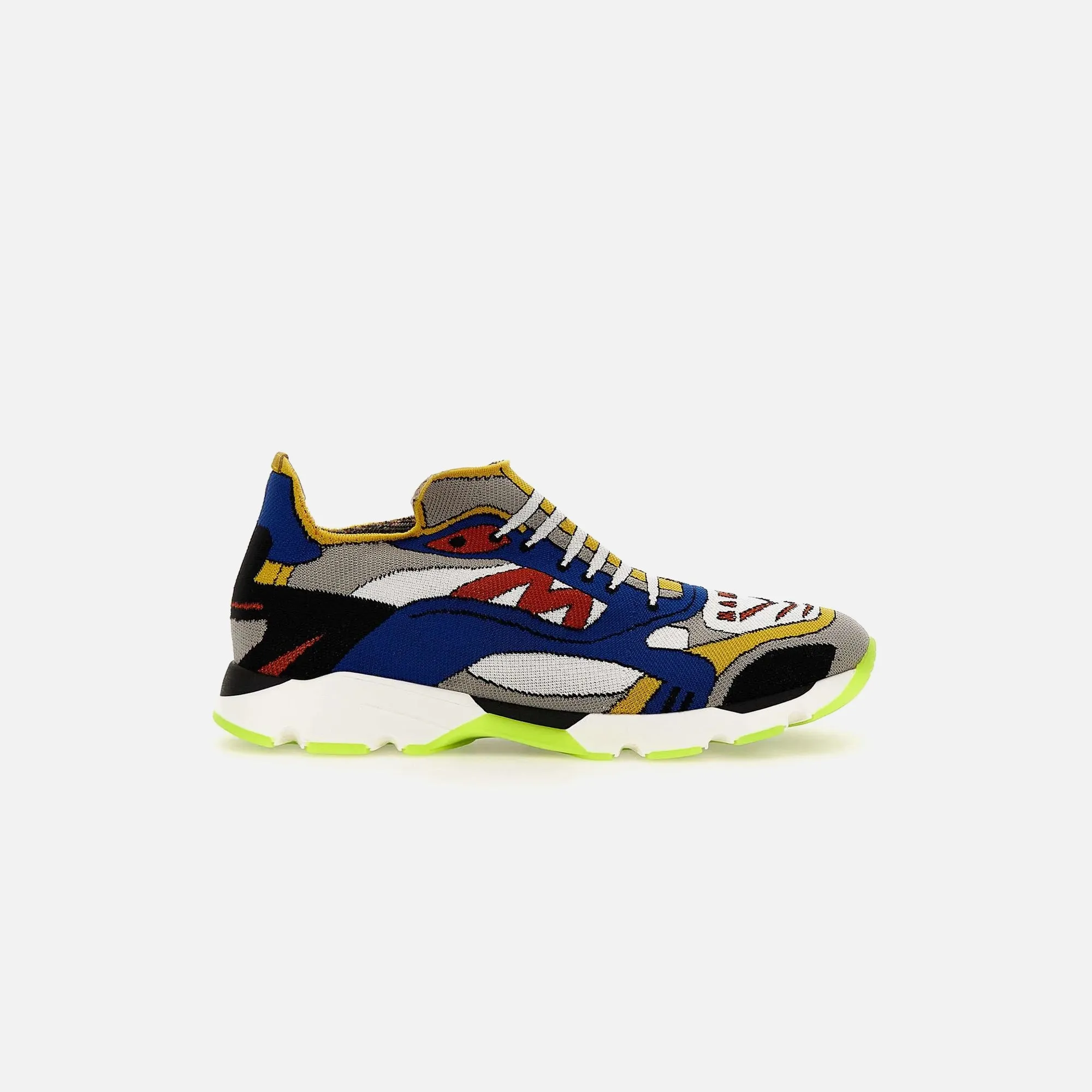 Marni Sneakers - New Jacquard Blue / White / Red sold by Kith