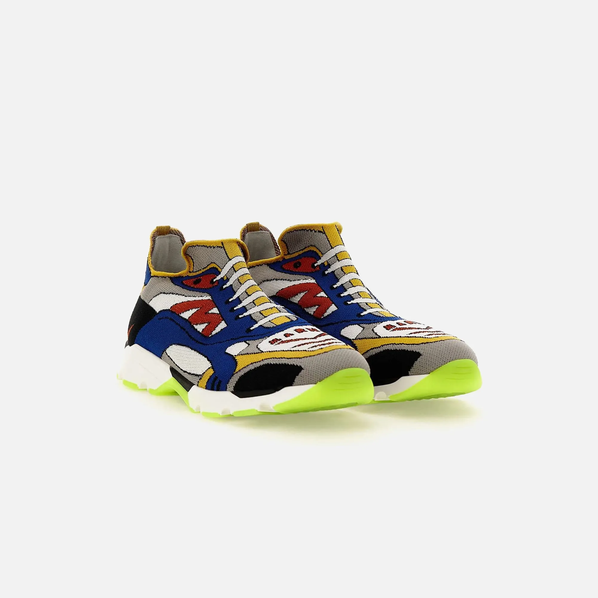 Marni Sneakers - New Jacquard Blue / White / Red sold by Kith product image thumbnail 3