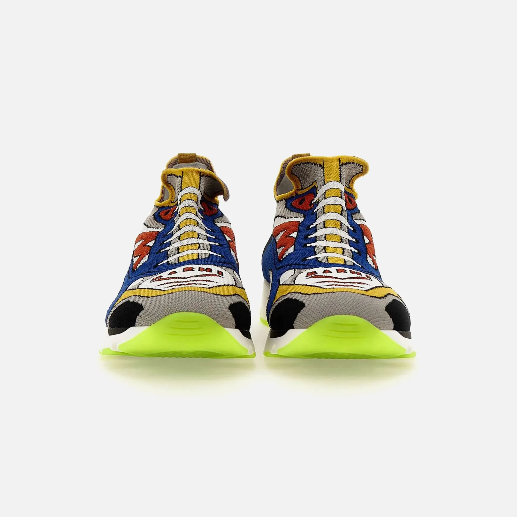 Marni Sneakers - New Jacquard Blue / White / Red sold by Kith product image thumbnail 4