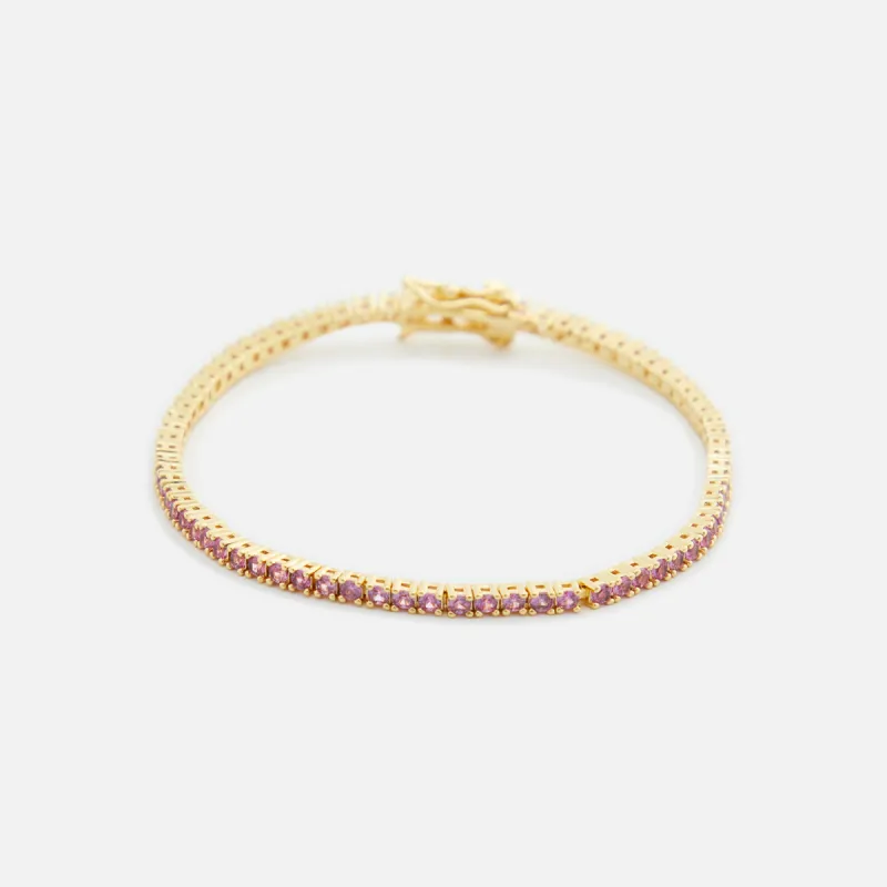 Crystal Haze Mini Serena Bracelet - Pink sold by Kith