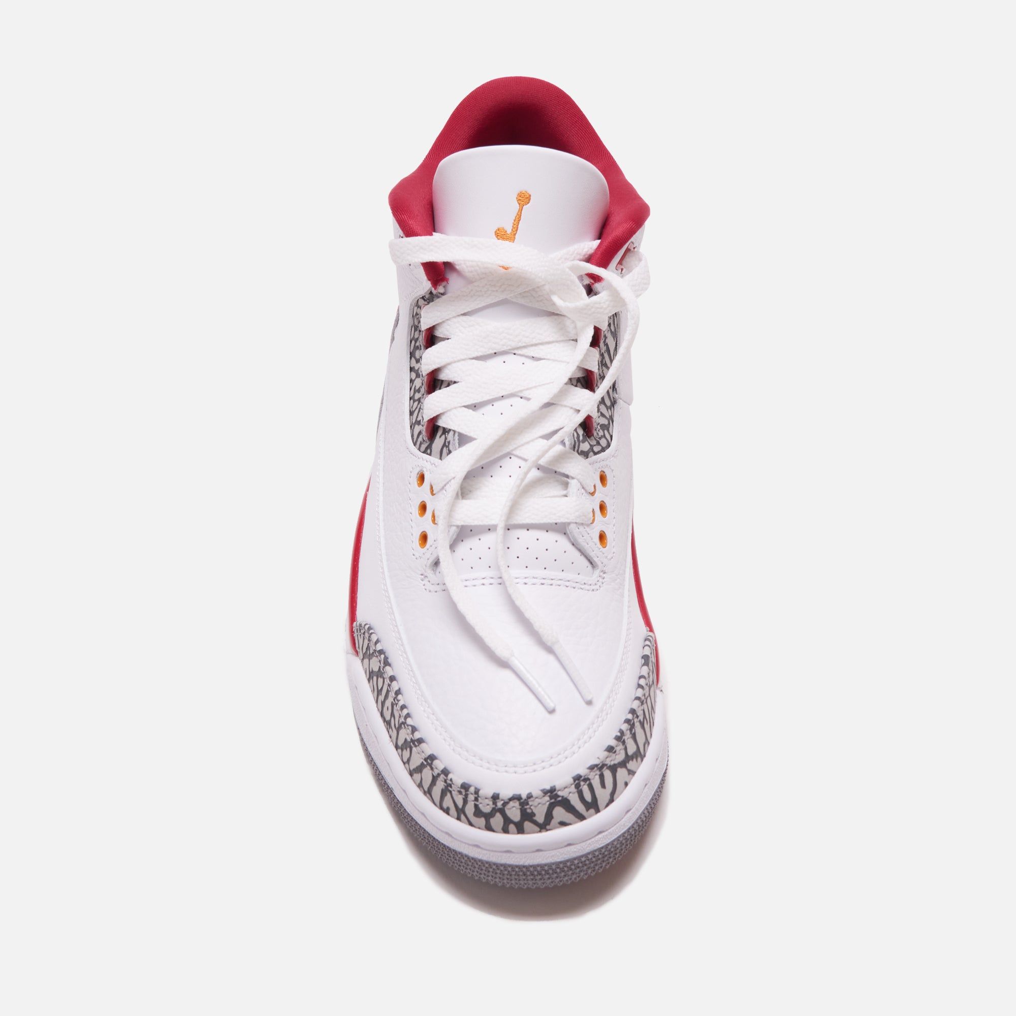 Nike Air Jordan 3 Retro - White / Light Curry / Cardinal Red sold by Kith product image thumbnail 4