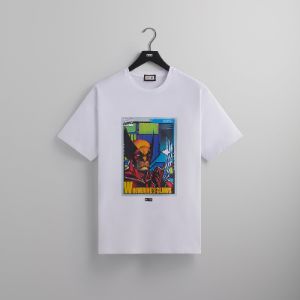 Marvel | Kith for X-Men Wolverine Card Vintage Tee - White sold by Kith