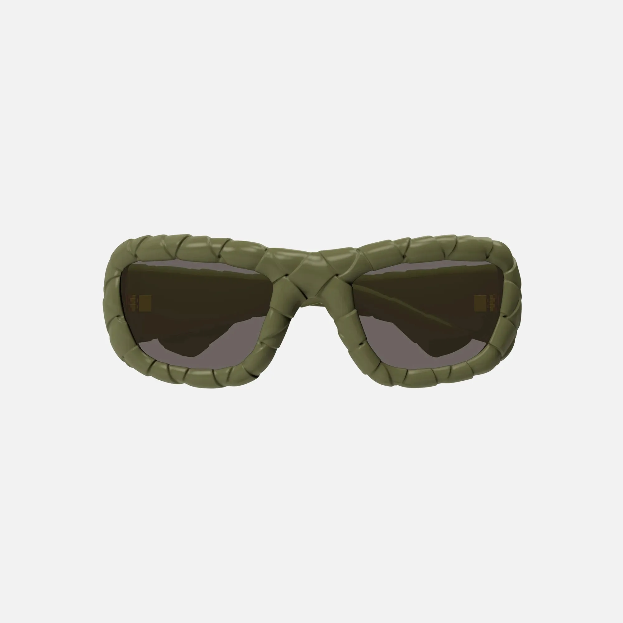Bottega Veneta Woven 56 Frames - Olive sold by Kith