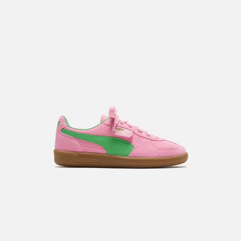 Puma WMNS Palermo - Pink Delight / Puma Green / Gum sold by Kith
