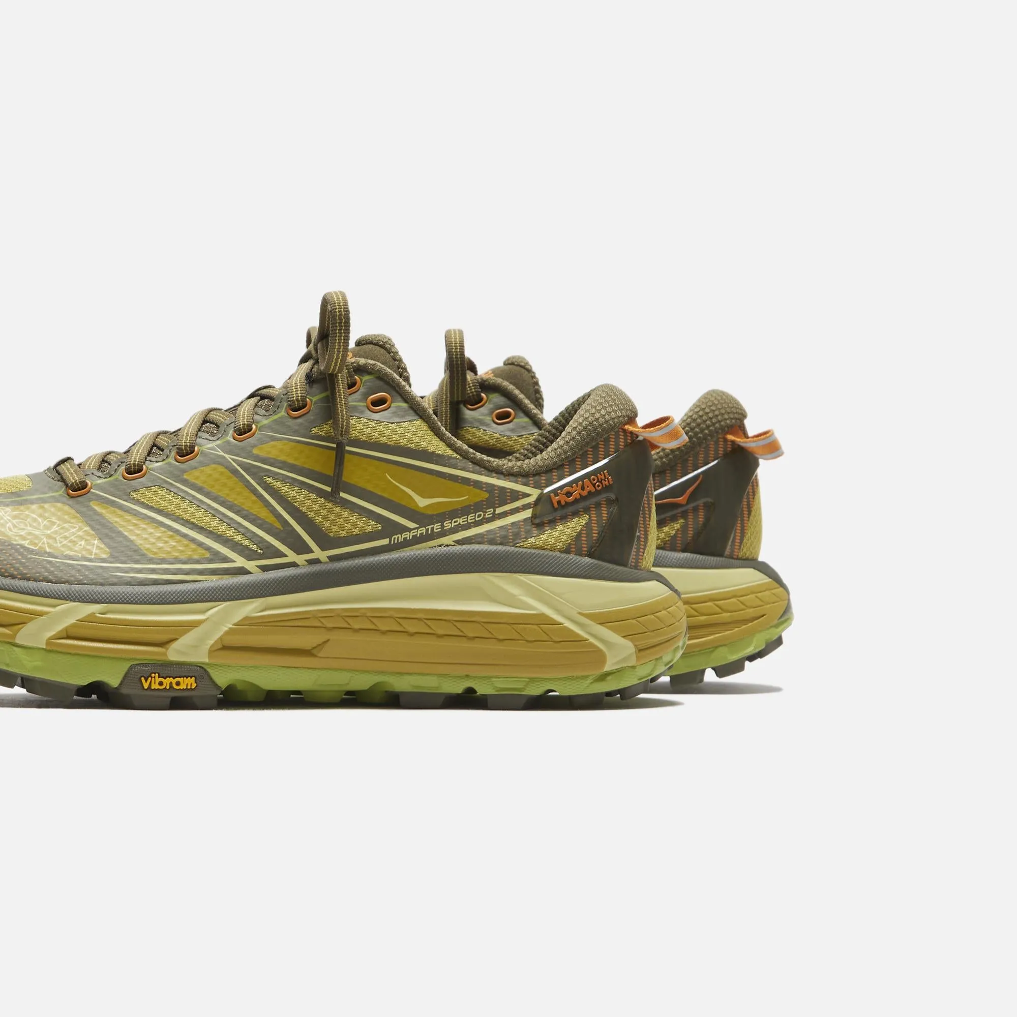 HOKA Mafate Speed 2 - Dark Olive / Golden Lichen sold by Kith product image thumbnail 3