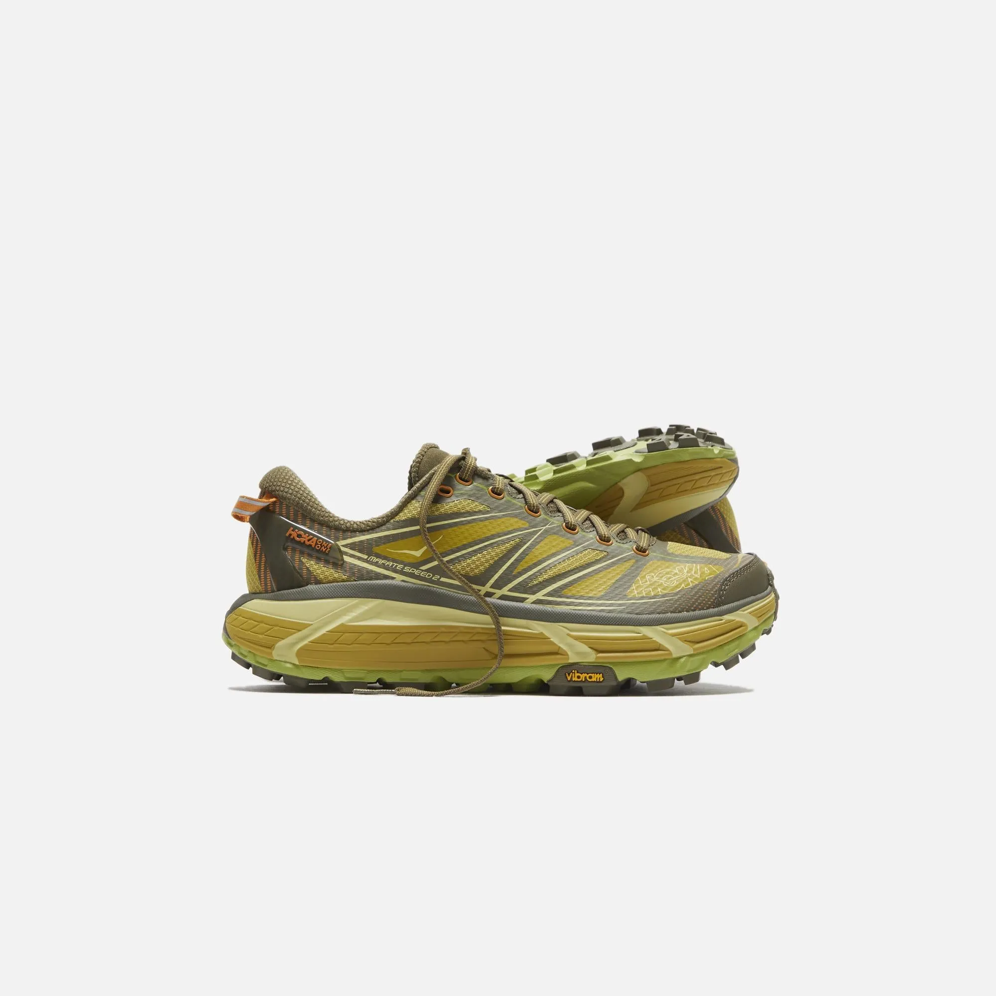HOKA Mafate Speed 2 - Dark Olive / Golden Lichen sold by Kith product image thumbnail 4