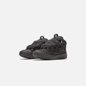 Lanvin Curb Sneakers - Black Grip sold by Kith