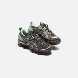 ASICS Gel-Quantum Kinetic - Dark Sepia / Shamrock Green sold by Kith