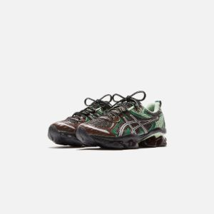 ASICS Gel-Quantum Kinetic - Dark Sepia / Shamrock Green sold by Kith