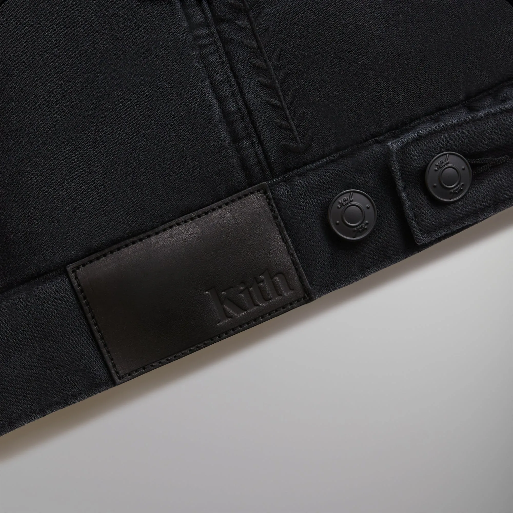 Kith Puffed Jase Denim Jacket - Black PH sold by Kith product image thumbnail 5
