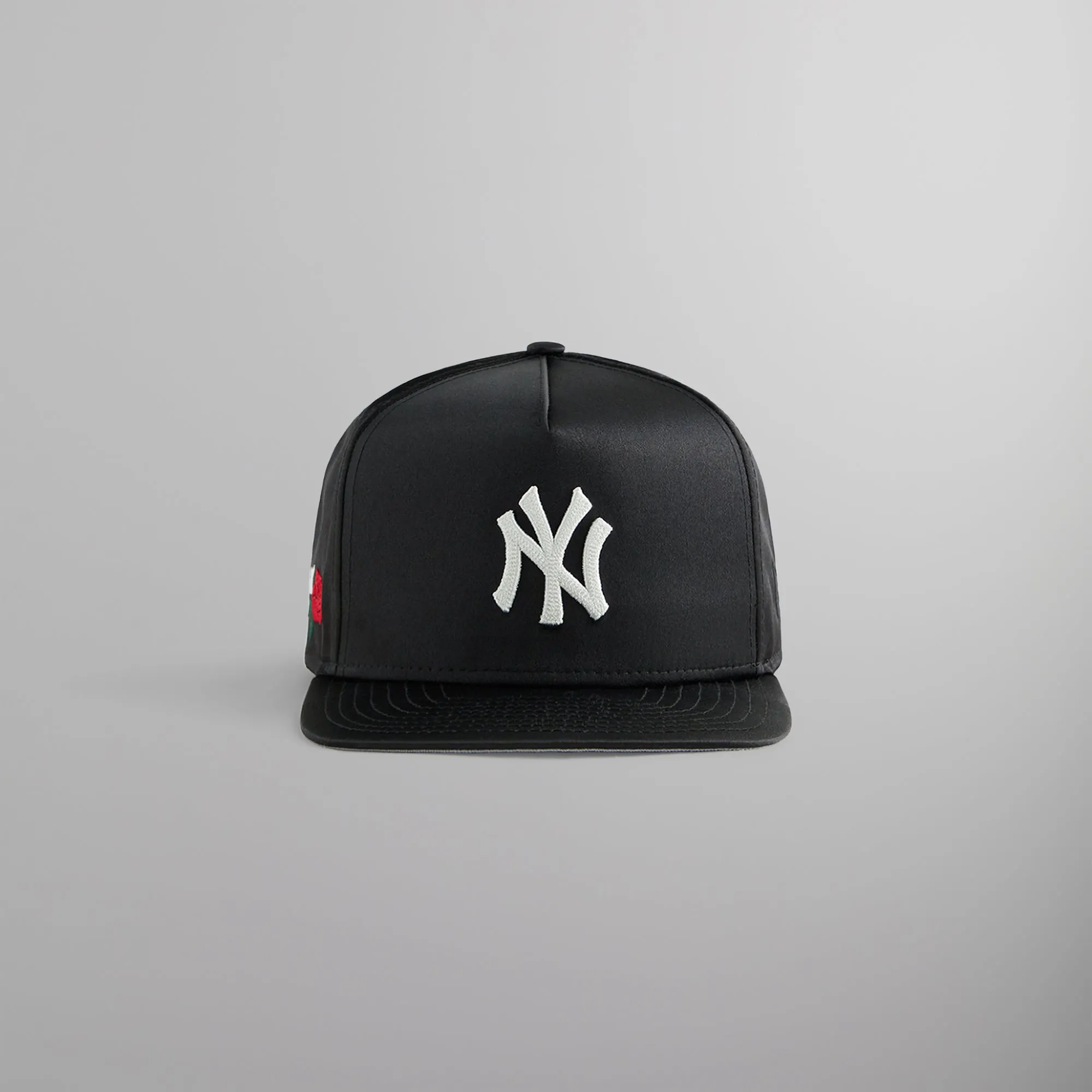 Kith & New Era for the New York Yankees Satin 9FIFTY A-Frame Snapback - Black sold by Kith