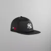 Kith & New Era for the New York Yankees Satin 9FIFTY A-Frame Snapback - Black sold by Kith