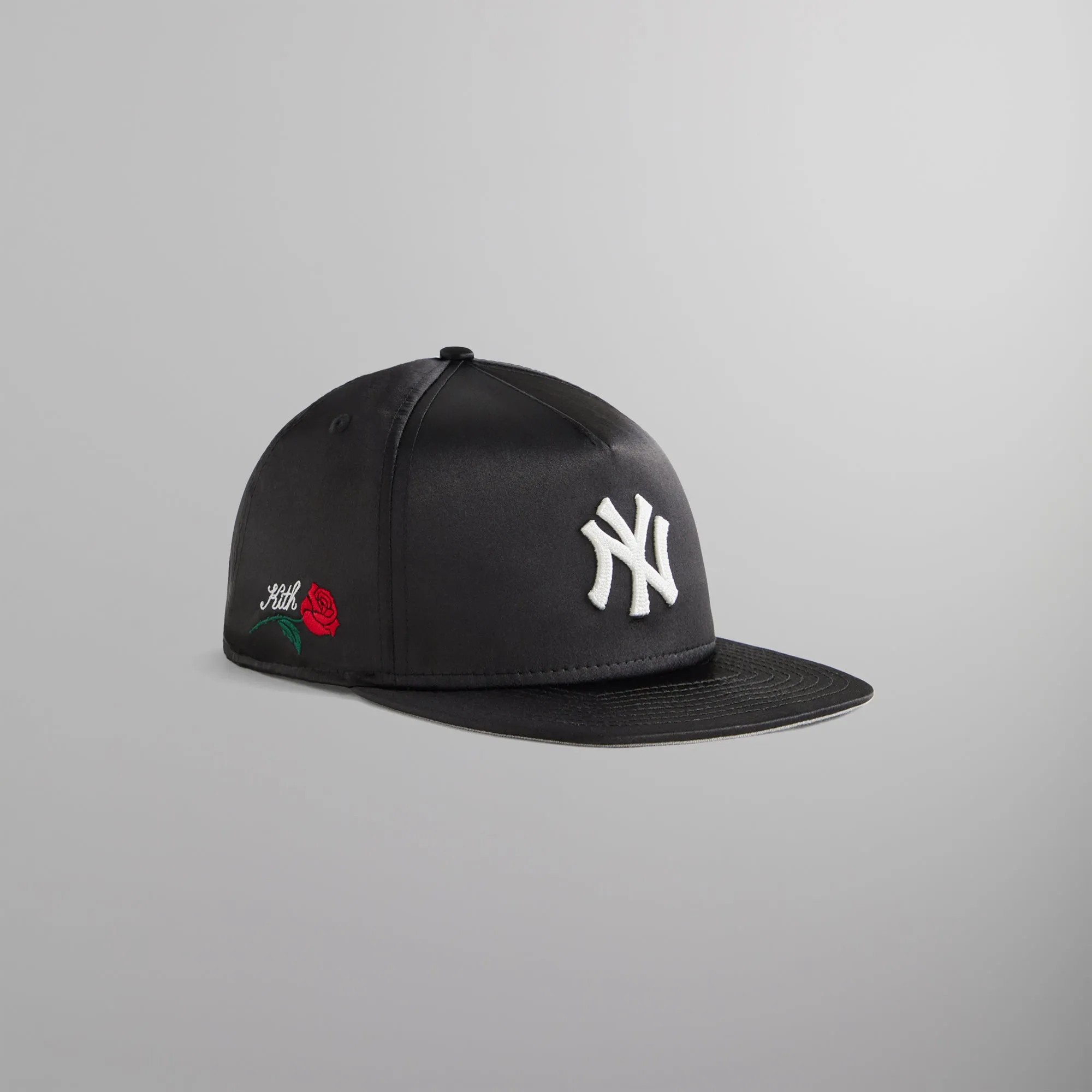 Kith & New Era for the New York Yankees Satin 9FIFTY A-Frame Snapback - Black sold by Kith product image thumbnail 3