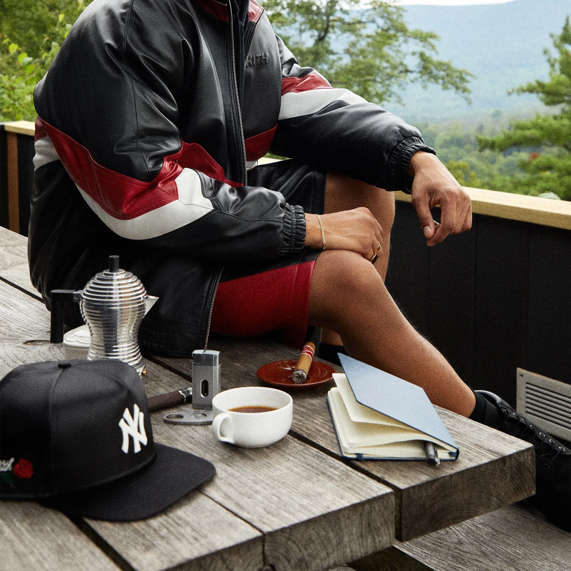 Kith & New Era for the New York Yankees Satin 9FIFTY A-Frame Snapback - Black sold by Kith product image thumbnail 2