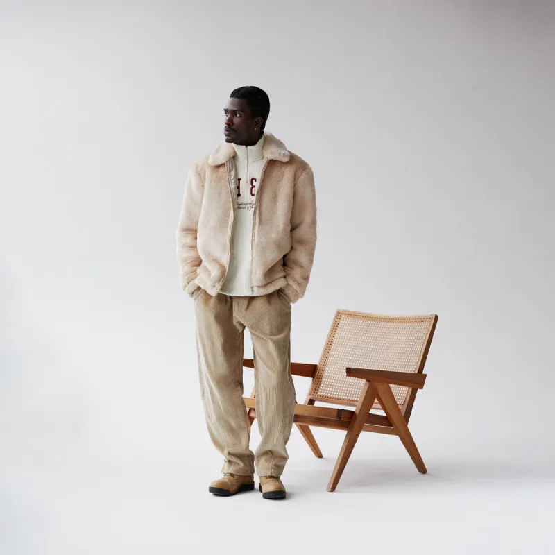 Kith Lloyd Faux Fur Coaches Jacket - Veil | Parallel