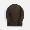 Essentials Long Sleeve Tee - Off-Black sold by Kith