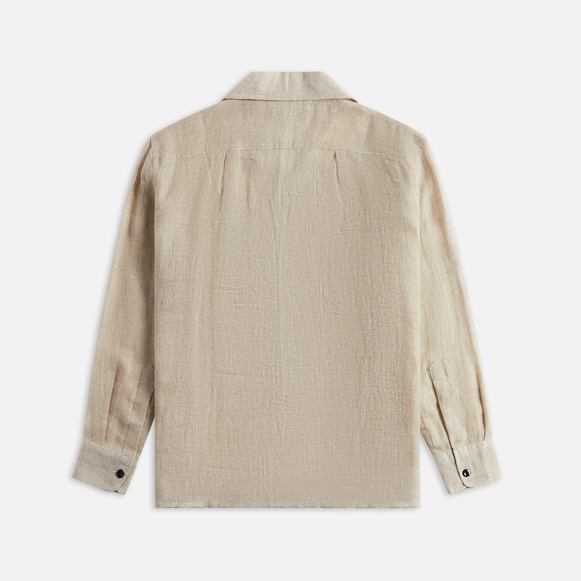 Monitaly 50's Milano Shirt Long Sleeve - Brown sold by Kith product image thumbnail 2