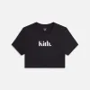 Kith Women Misha Super Crop Tee - Black sold by Kith