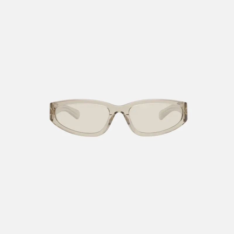 Flatlist Daze Sunglass - Smoke Grey / Silver Reflective sold by Kith