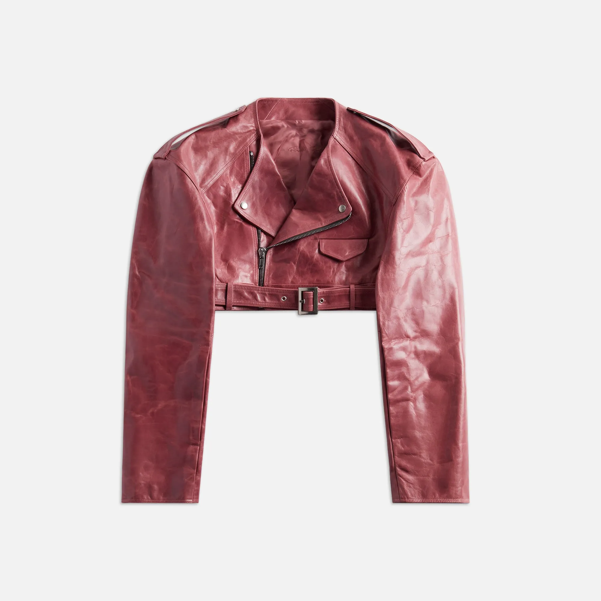 Rick Owens Micro Biker Jacket - Thulian sold by Kith