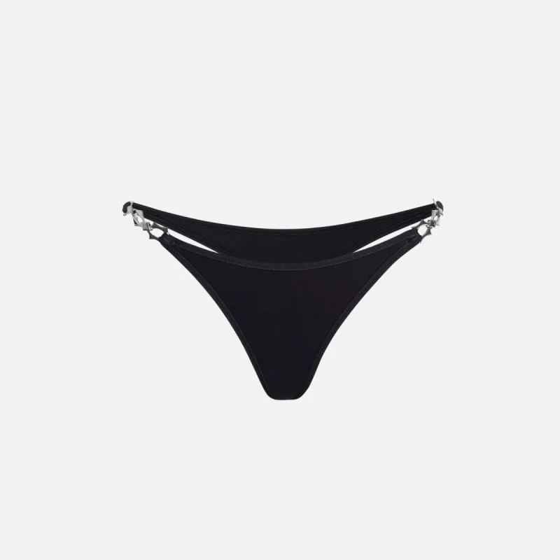 Miaou Nicola Bikini Bottom - Black sold by Kith