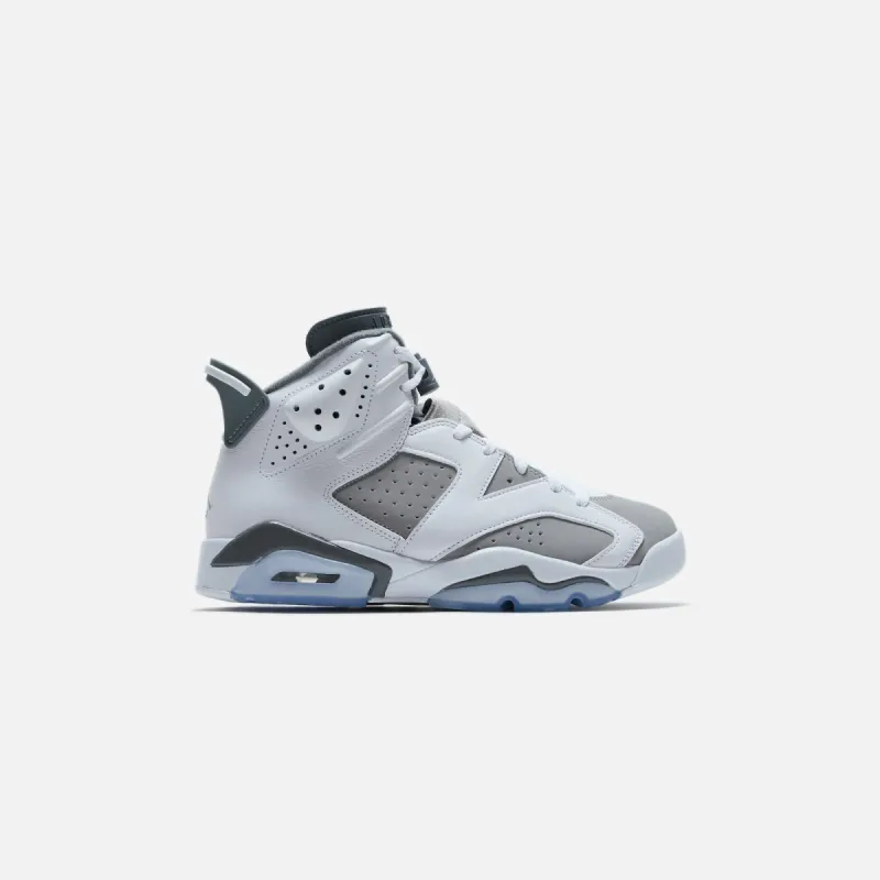 Nike Air Jordan 6 Retro - White / Medium Grey / Cool Grey sold by Kith