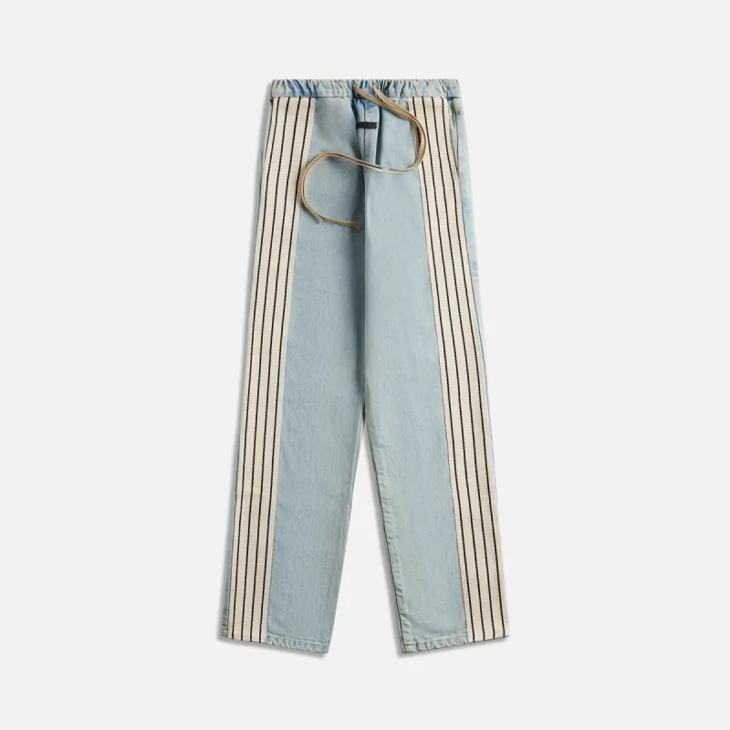Fear of God Denim Stripe Forum Pant - Light Indigo sold by Kith