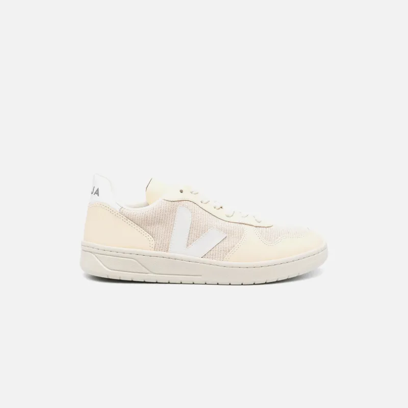 Veja V-10 - Jute / White / Multicolor sold by Kith