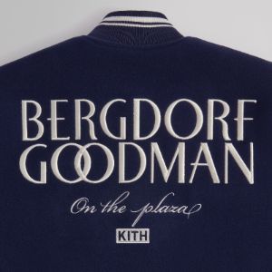 Kith for Bergdorf Goodman Varsity Jacket - Nocturnal sold by Kith
