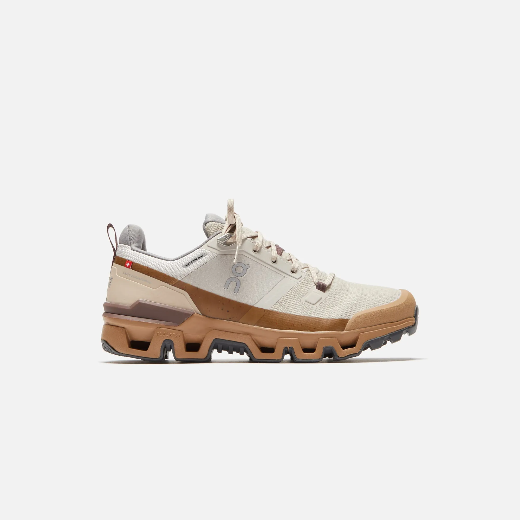 On Running Cloudwander Waterproof - Pearl / Root sold by Kith
